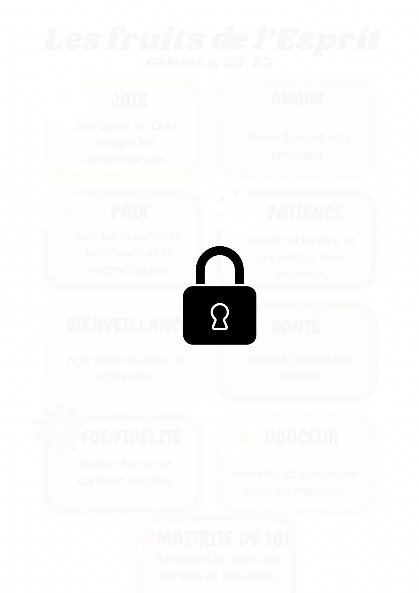 Mon Guide Chrétien - Fiches interactives pour apprendre les bases de la foi chrétienne