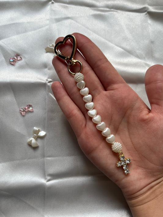 Porte-clé chrétien "Cœur de Foi"